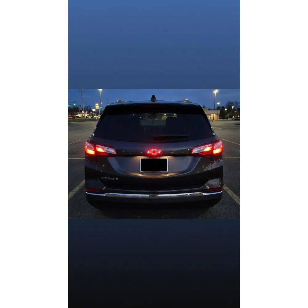 Chevrolet LED Trunk Emblem – Auto Accessory, compatible with Chevrolet Cruze, New Epica, Malibu, Malibu XL, Equinox SUV and Chevrolet compact pickup truck rear emblems. Fits emblem size of 6.69*2.18 inches (17*5.5 cm), Chevrolet pickup truck accessories.