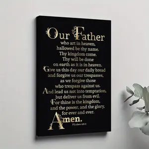 (Framed Frameless Poster Optional)  Christian Scripture Canvas Poster – A Faith-Inspired Wall Art Painting Designed for Decorative Display in Bedrooms, Living Rooms, or Corridors, and an Ideal Gift for Winter Decor or Year-Room Spiritual Enhancement.