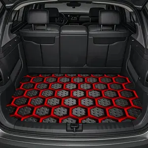Fashionable and Geometric Abstract Car Trunk Mat, Durable Non-Slip Cargo Pad, Ideal Gift for Trucks and Suvs, Automotive Mats