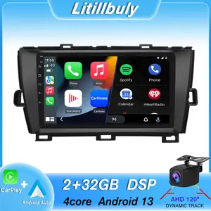 Car Stereo for Toyota Prius 2009-2014 Touch Screen with Android Auto Wireless Carplay, DSP Bluetooth WIFI Supports GPS Navigation