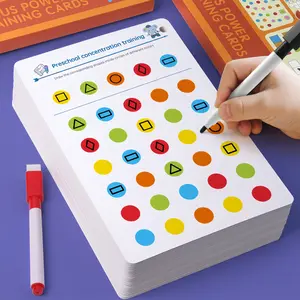 Focus Training Children Reusable Writing Practice Book, Basic Handwriting Workbook for Kids, Easy Erasable Textbook for Learning and Development, Learning Materials, Visual Learning Tools