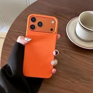 New Orange Phone Cover Designed for iPhone 17 Pro Max, 17 Pro, 17 Ari, As Well As 16, 15, 14 Plus, 13, And 12 11 Pro Max, Soft Skin for Added Protection.