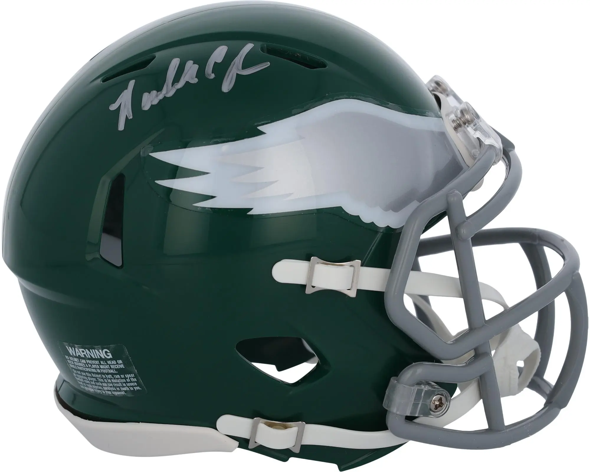 Randall Cunningham Philadelphia Eagles Autographed Throwback 1974-95 Speed Mini Helmet - Fanatics Authentic Certified