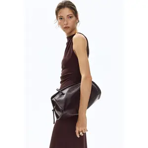 H&M Draped-detail jersey dress