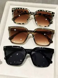 3 Pairs Y2K Fashion Large Frame Glasses, Unisex Retro Style, Durable Streetwear Accessory, Perfect for Parties, Beach, Gifts