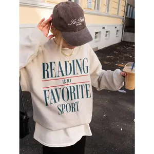 Reading is my favorite sport Sweatshirt, Vintage Reading Sweatshirt, Book lover gift, Bookish shirt, Bookworm, Reader Gift, Book crewneck