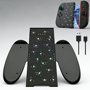 Nintendo Switch 2 Joy-Con Charging Grip Controller Charger Oled/oem Accessories LED Indicator USB-C Cable Joy-Con Handle Base Stand Console Controller Accessories