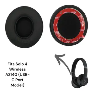 Beats By Dre Solo 4 Wireless (A3140) USB-C Ear Pad Earpad Ear Pad Muffs Replacements - Parts