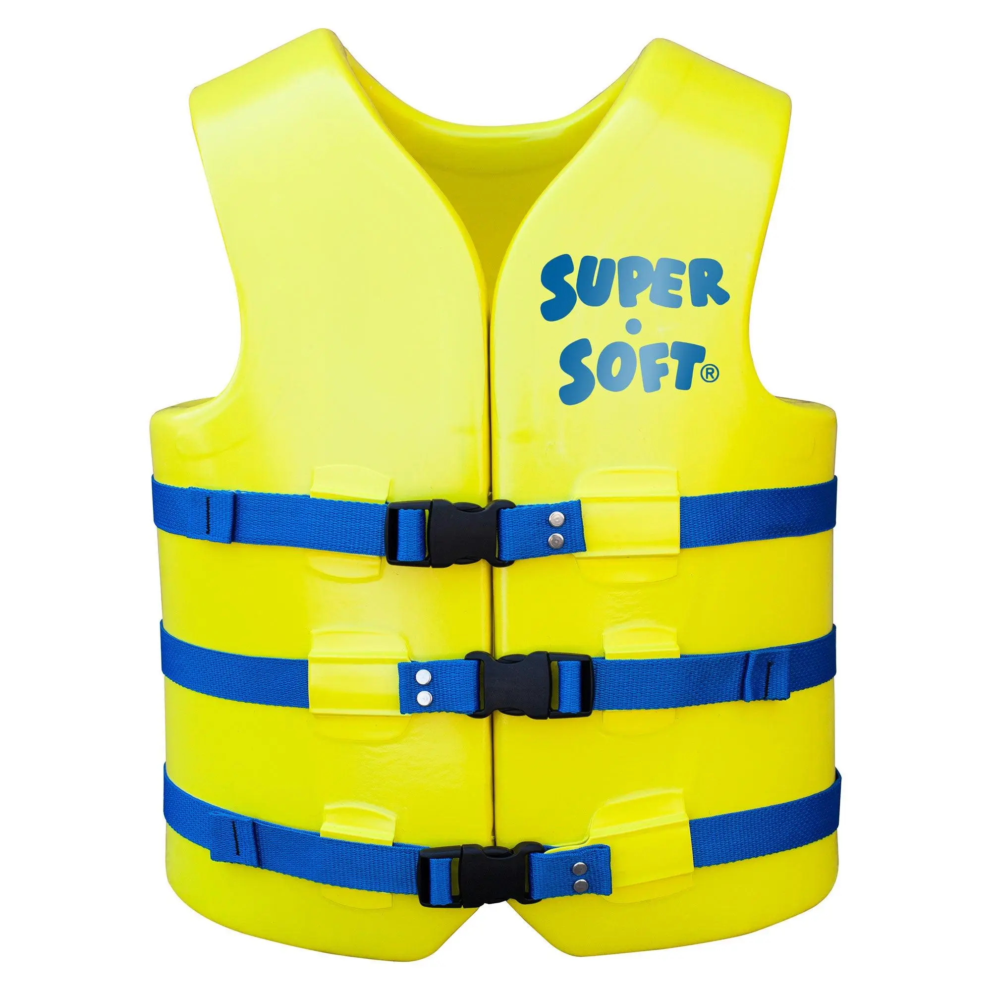TRC Recreation Super Soft Medium Life Jacket Vinyl Coated Foam Swim Vest, Yellow TRC Recreation Super Soft Medium Life Jacket Vinyl Coated Foam Swim Vest, Yellow
