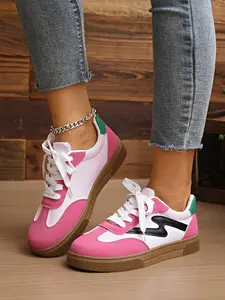 Women's Thick-Soled Fashion Casual Sneakers, Trainer, Stylish and Comfortable Walking Shoes for Daily Wear, Ideal for Leisure Activities