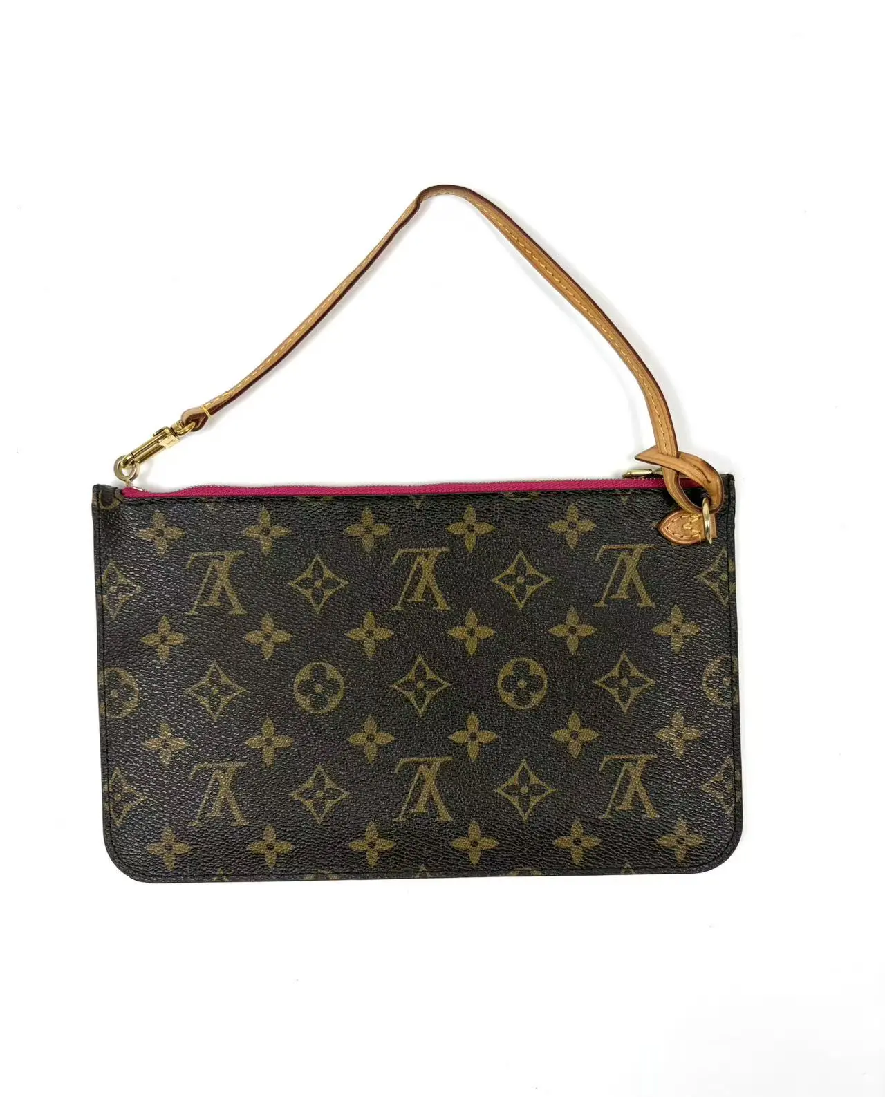 Pre-owned Louis Vuitton canvas Clutches & Wristlets Clutch Bag, Pre Loved Luxury Wristlet for Women