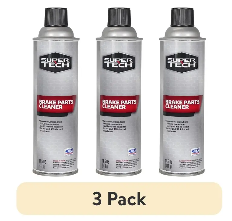 (3 pack) Super Tech Brake Parts Cleaner, 14.5 oz