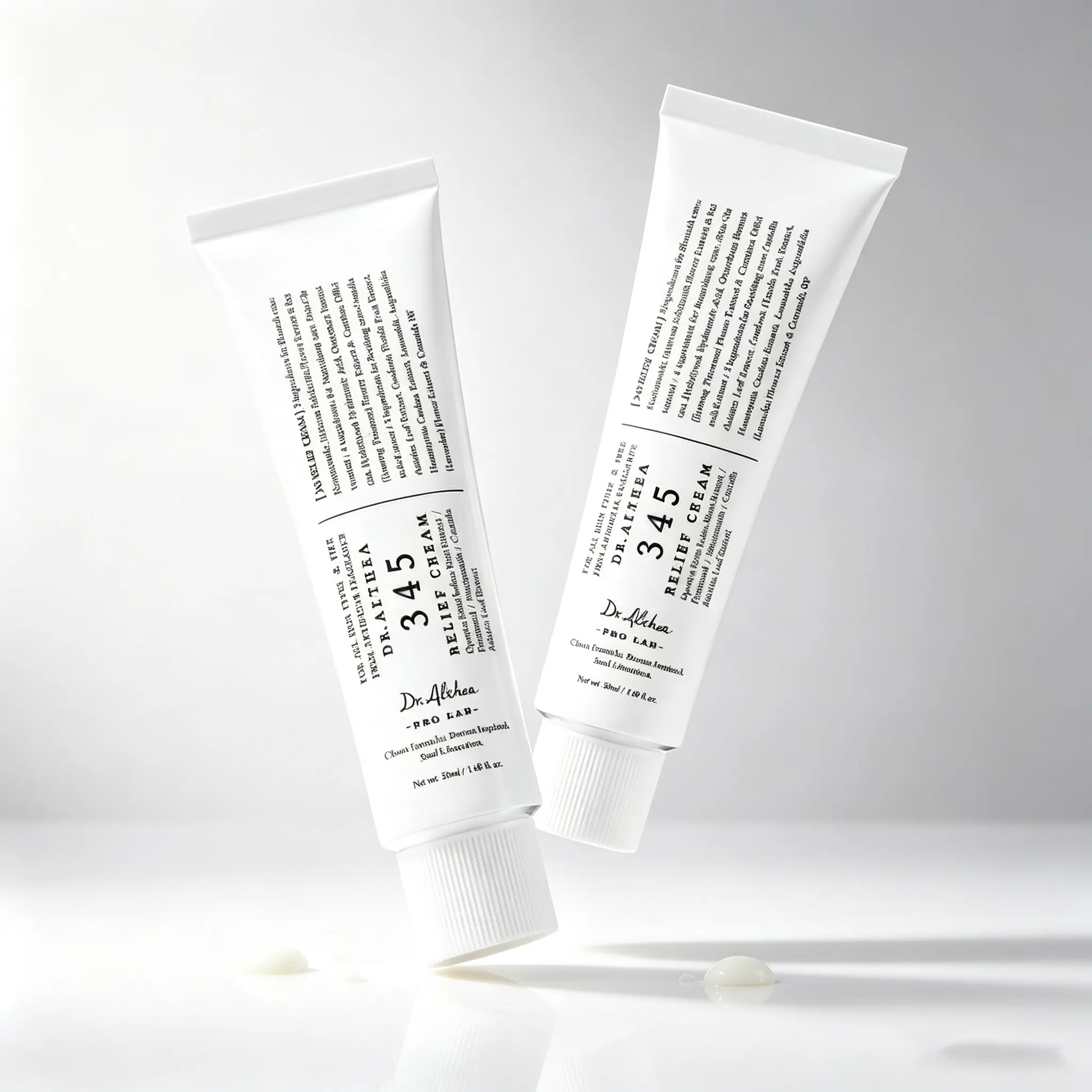 [Dr.Althea] 345 Relief Cream 50ml - Korean Vegan Hydrating Daily Face Moisturizer for All Skin Types, Blemish Relief, Soothing Recovery