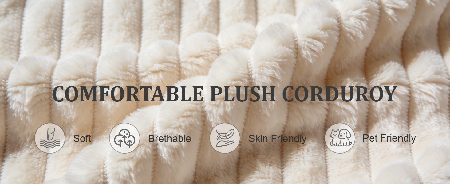 【2 Packages Shipping】NABUMI 71" Small Modular Sectional Sofa with Storage, Extra Deep&High Seat Corduroy Cloud Couch, 2 Seater Loveseat Sofa with Ottomans, Comfy Fluffy, Free Combination, Tool-Free Assembly, Black, Beige, Dark Gray, Green