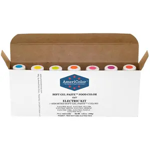AmeriColor, Electric Kit, Soft Gel Paste Food Color