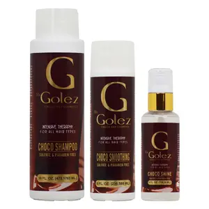 Golez  beIntensive Theraphy Choco Shampoo & Smoothing & Shine Gotas"Set"hair mask