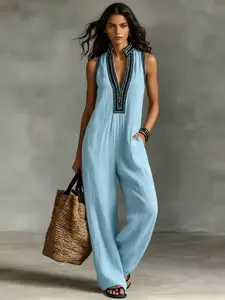 Women's Summer Fashion Casual Vacation Romper, Stylish and Comfortable One-Piece, Perfect for Beach and Leisure Activities