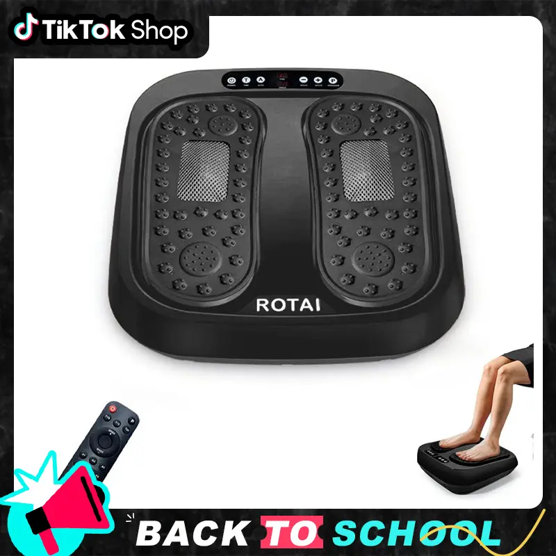 ROTAI Foot Massager – Vibrating platform with rotating acupressure function, Best Dad Ever Gifts, Father's Day, Birthday, Thank You Gifts for Dad from Daughter Son