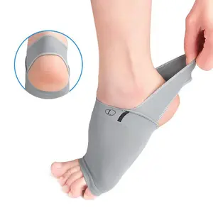 ‌Gel Arch Support Sleeve Triangular Pad for Flat Foot Pain Relief Metatarsal Compression Brace Men Women Orthotic Foot Care‌ Grey Orthopedic Insoles Silicone Toe Pads