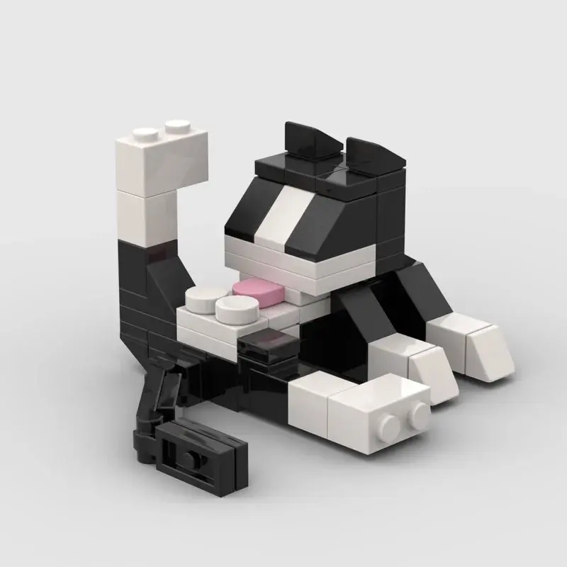 Animal Series 62Pcs MOC Bricks Panda Figures Figurines DIY STEM Building Blocks Kids Education Toys For Children Birthday Gift Stacking Blocks Collectible Construction Set Building Blocks Model