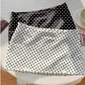 New polka dot two-piece fashion women's fitted mini skirt Print with lining Casual Comfy Skirt Aesthetic Fashionable Skirt