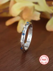 S925 Sterling Silver Fashion Sun & Moon Design Ring, Elegant Ring, Statement Ring, Stackable Index Finger Ring, Fashion Jewelry Accessories for Women & Men