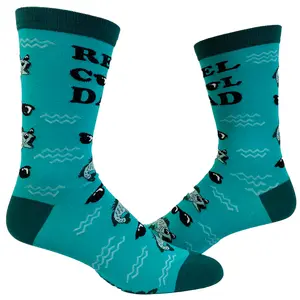 Men's Funny Dad Socks Fathers Day Graphic Novelty Footwear Funny Graphic Socks Comfortable Fitted Spandex Cotton