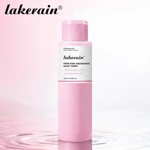lakerain 1 Count PDRN Pink Niacinamide Milky Toner, Improves Uneven Skin Tone, Delivers Dewy, Translucent Skin, Lightweight & Non-Sticky, Daily Skincare Must-Have