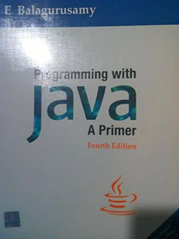 USED Book - Programming with Java: A Primer, 4e by Dr. E. Balagurusamy (Paperback) - english