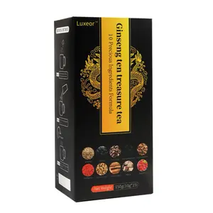 Ginseng six treasure tea formula, Maca kidney tea , liver tea , red date tea wolf berry tea mulberry men’s tea , kidney health tea natural herbal natural blend te renal