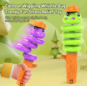 Creative Whistle Twisting Snake Toy 360° Swing Rotate Balance Control Anxiety Stress Relief Fidget Toy Birthday Party Gift For Boys Girls