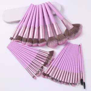 36Pcs Professional Makeup Brushs Set, Foundation Powder Blush Contour Eyeshadow Eyebrow Lip Cosmetic Brushes Kit for Beginner Daily Makeup