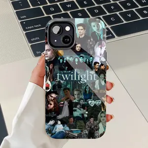 Twilight Movie Collage Design Mobile iPhone Case. PBT+TPU Rugged Dual-Shell Phone Cover, Works with iPhone 16/15/14/13/12/11 Pro Max/Plus