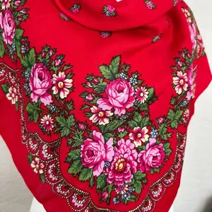 Oaxaqueña Bandanna with flowers for small size