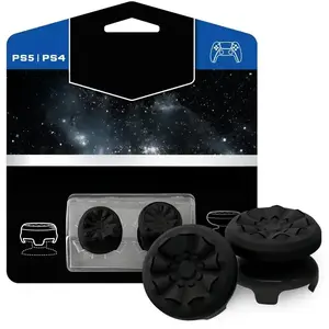 Professional Thumbstick Grips for Playstation 4 (PS4), Playstation 5 (PS5), Xbox One X/S Controller | 1 High-Rise, 1 Mid-Rise, Performance Grips for Playstation 5 / Xbox Accessories Console controller player controlleraim assist