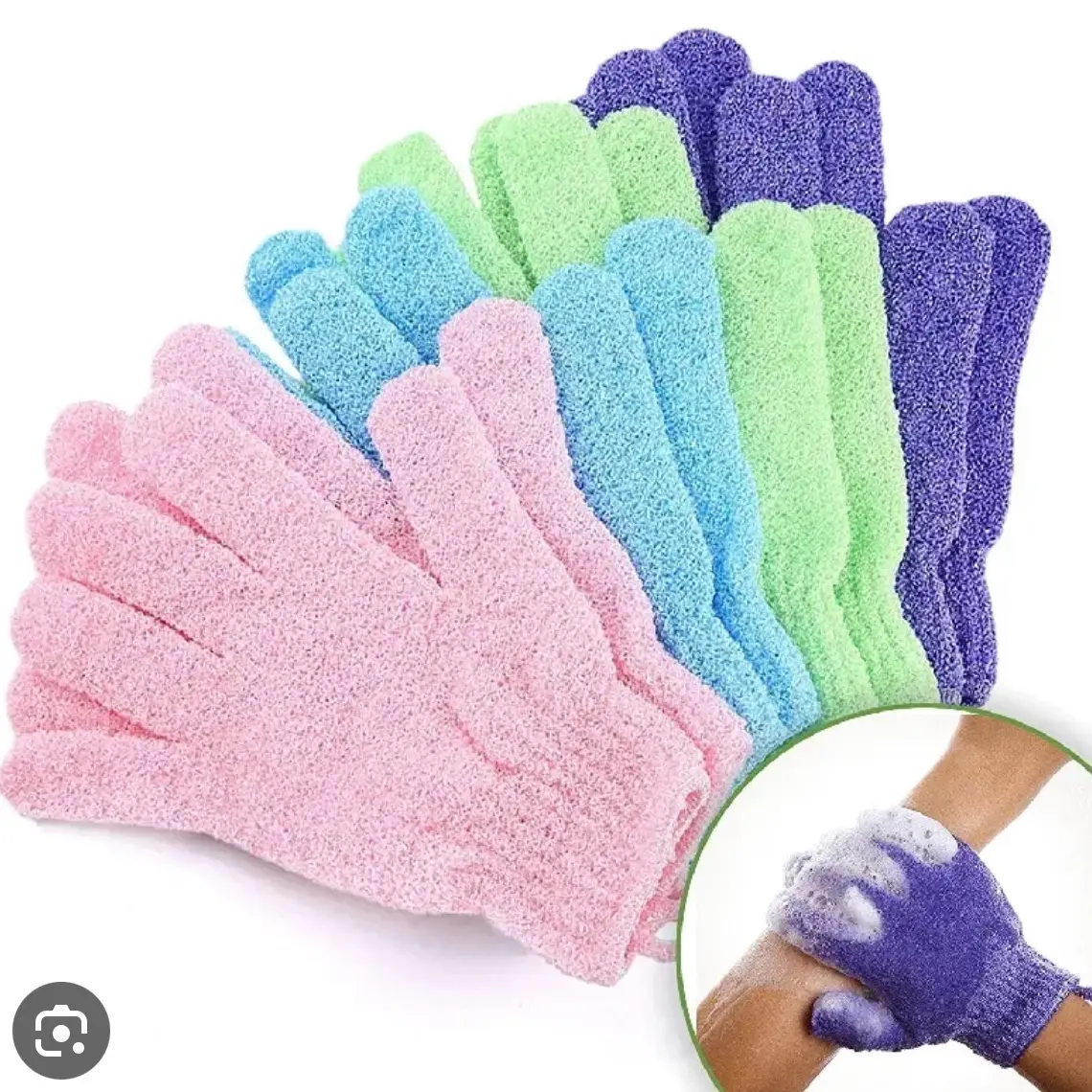 Exfoliating hand glove - 6 pack Exfoliating hand glove - 6 pack