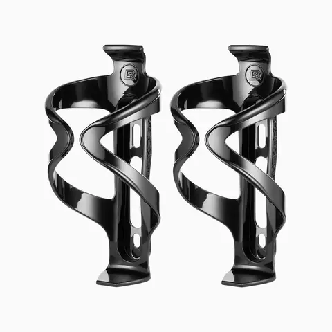 ROCkBROS Ultra-Light Bicycle Water Bottle Holder - Bicycle Accessories, Secure Mount, Screws Tool Included, Universal for Road/Mountain Bikes, for Adults (Black*2)