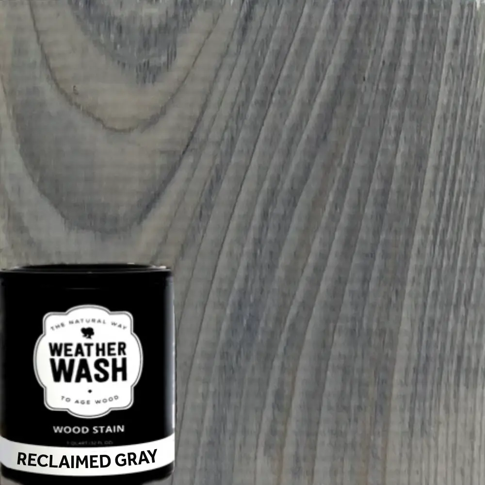 WeatherWash: RECLAIMED GRAY Aging Wood Stain