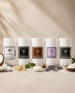 Natural Deodorant Stick, Coconut-Infused Body Care Cosmetic - Lavender Scent Option, Unscented Option