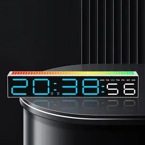 LED Digital Alarm Clock, Simple Style Bedside Nightstand Light, Three Sound Modes, Dual Alarms with Weekday & Seconds Display, Multifunctional alarm clock