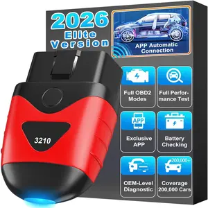 3210 OBD2 Scanner ,  Code Reader for  - Check Engine Light &  - Easy DIY  Diagnostic Scanner Tool for 1996+ , No Subscription Fee for  & Android