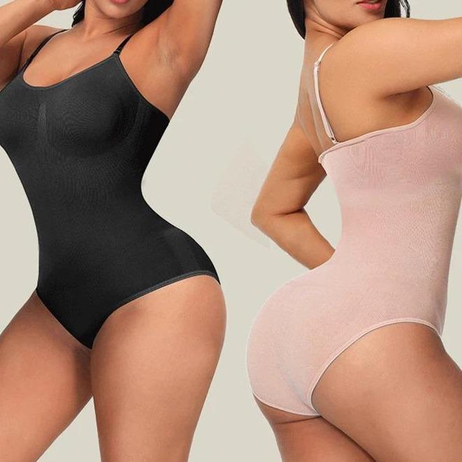 Women’s Slimming Bodysuit Shapewear Minimalist Straps Breathable Fabric Soft Spandex Womenswear Adjustable Casual Seamless Compression Fit Sexy Basic formador  con