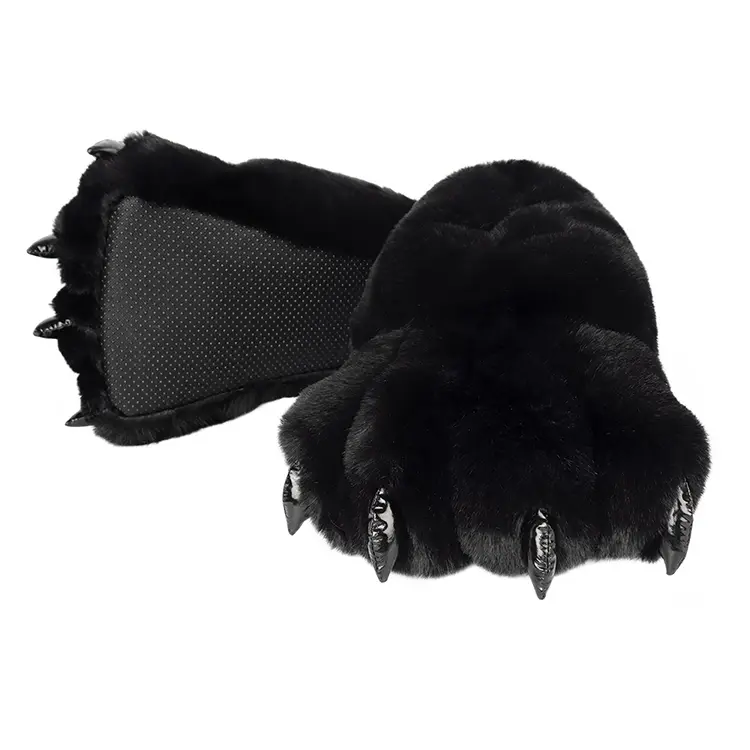 Giant Plush Bear Paw Slippers - Warm and cute! Perfect for Halloween and parties! Women Girl Giant Plush Bear Paw Slippers - Warm and cute! Perfect for Halloween and parties! Women Girl