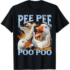 Restock Plus Size Humorous Goose Meme Taboos Tee