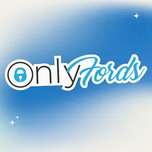 Only Fords Parody Sticker | Funny Car Lover Vinyl Decal | Playful Automotive Humor | Waterproof Sticker for Cars, Laptops & Water Bottles I