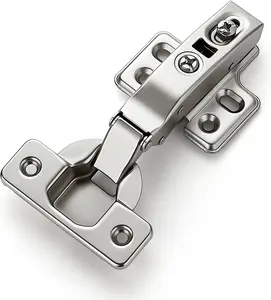 5 Pairs 10 Pack European Full Overlay Soft Close Cabinet Hinges Concealed Kitchen Cabinet Hinges Heavy-Duty Frameless Adjustable for Cupboard Hardware