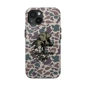 Old School Camo Dog Southern Style Phone Cases Phone Cover Hard Case Tough 2-piece Phone Case