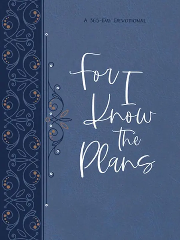 Used For I Know the Plans Ziparound Devotional - 365-Day Religion & Philosophy Devotional Book, Broadstreet Publishing Group LLC, English, Faux Leather, Soft Cover, 1.36 lbs, Coordinating Sturdy Zippered Closure, Durability