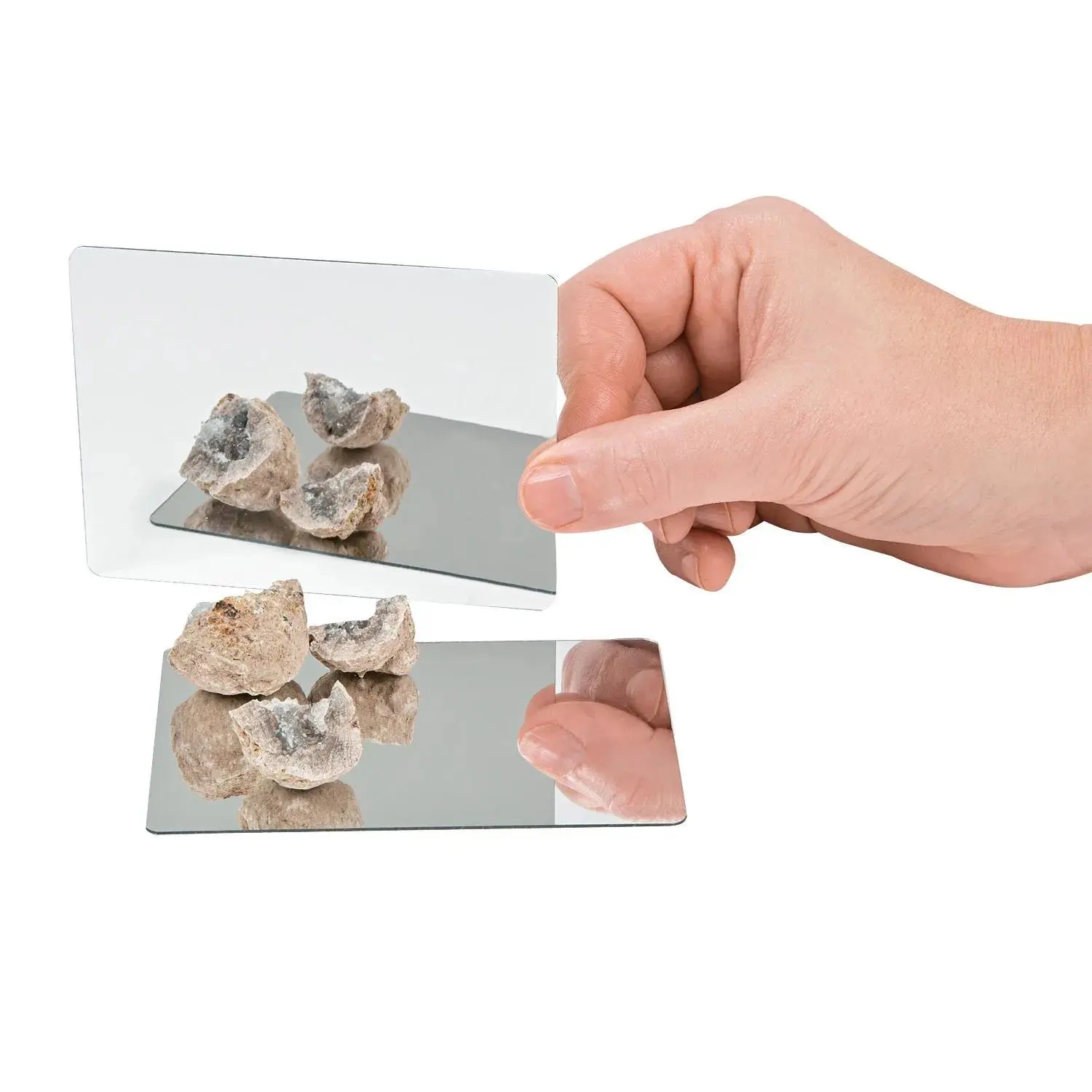 4" x 3" Rectangle Shatterproof Acrylic Specimen Mirrors - 12 Pc.