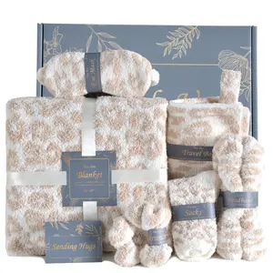 Birthday Box Care Package Get Well Soon  Baskets Self Care Gifts for Women, Birthday  Basket for Her, Leopard Print Gifts for Women Mom Wife Daughter Sister Friends Leopard Khaki